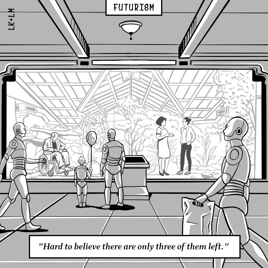 futurism's tweet photo. Nobody panic! Genetic engineering will bring us back. https://t.co/mbrRPltsp3