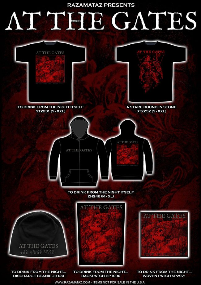 New At The Gates merchandise coming soon
