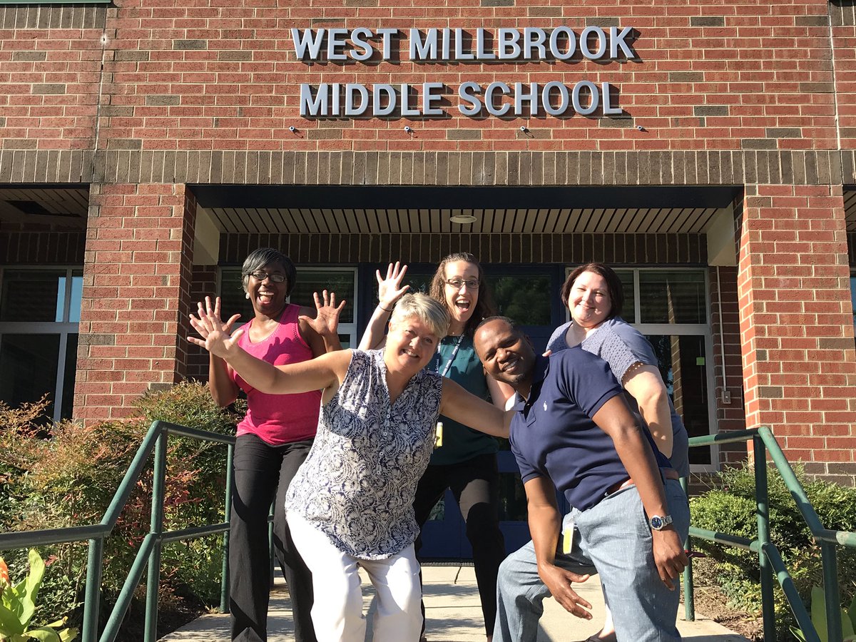 WestMillbrook's tweet photo. Happy National Assistant Principals Week to these amazing APs. I appreciate each one of you! Thanks for always giving #OneExtraDegree #BestAdminTeam #APWeek18 @WCPSSTeam @WakeMiddle https://t.co/zhRF9iJi5O
