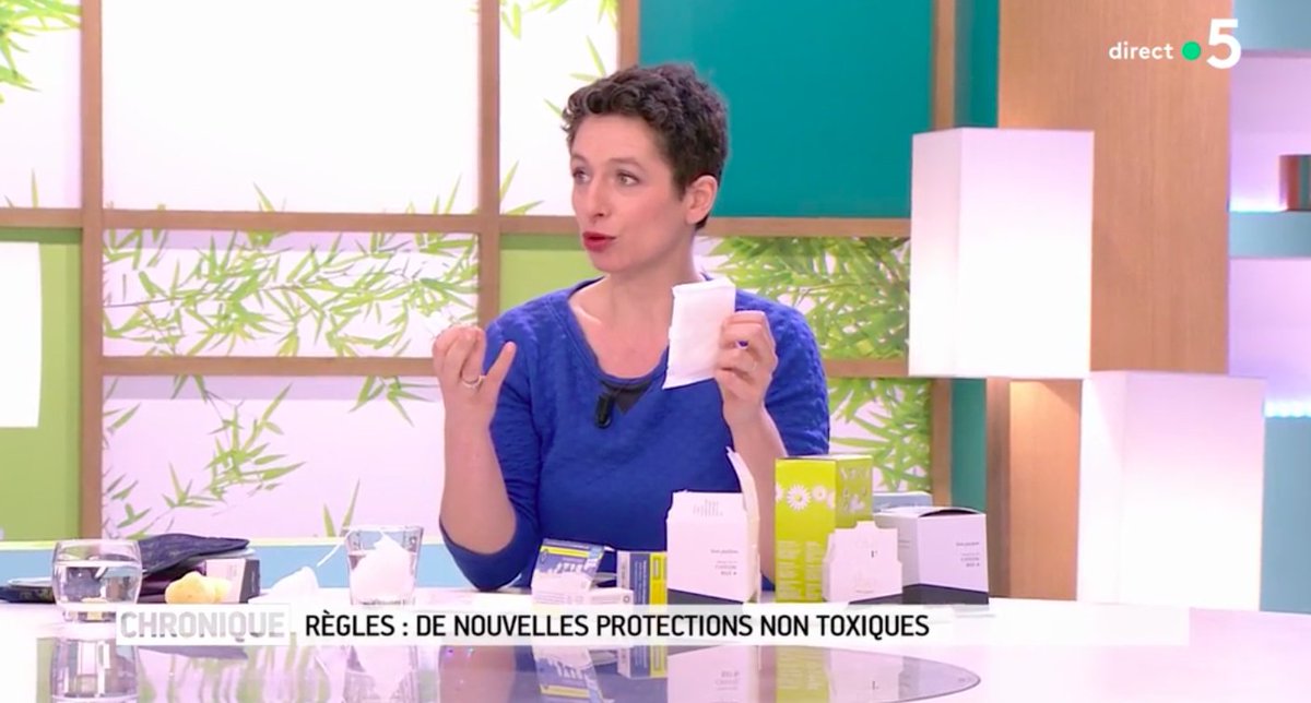 _jho_fr's tweet photo. Plus
Les produits jho étaient présentés cet après midi sur @France5tv au magazine de la santé ! Ils ont assuré pour leur première télé 😀! merci @settidali @Gyn_SF @WomensW4 #tamponsbio #règles #Joie https://t.co/L1DxSPjuSP
