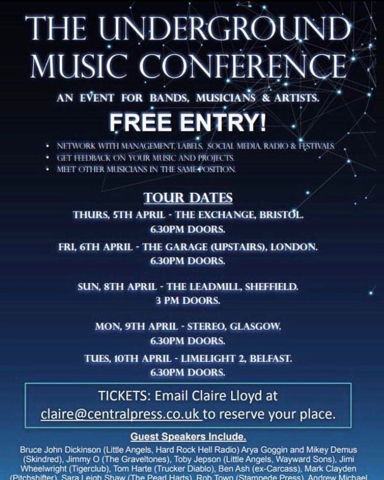 TheJookJoints's tweet photo. I am off to this, hopefully to pick up some tips on how to take this band thing up a notch! If you are there, lets network!

Raz

@stereocafebar @damiankeyes
@wearewaterbear

#undergroundmusicconference https://t.co/TYdHXNg63r