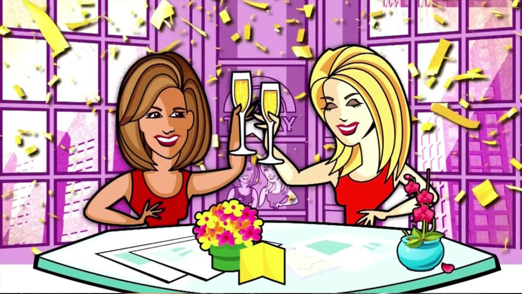 NewscastStudio's tweet photo. '#KLGandHoda' celebrate 10 years https://t.co/40y5rFCjW8 #ToastTo10 https://t.co/J9wCVah3Dj