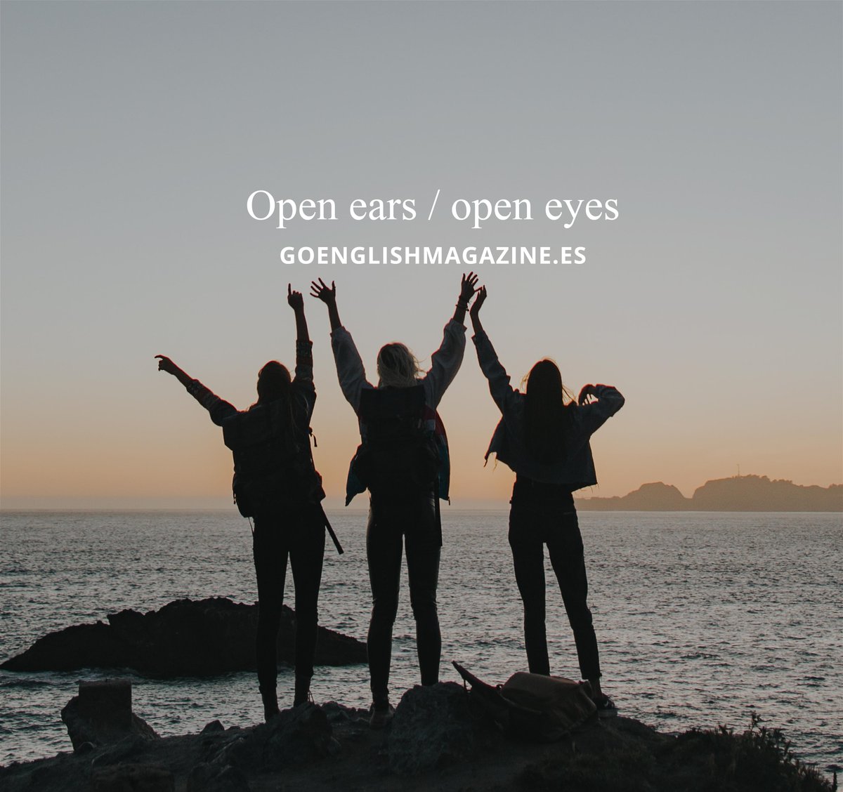 goenglishcouk's tweet photo. Open ears / open mind. Go English Magazine: https://t.co/DBStNMIYc3 https://t.co/L7WPjFOlcv