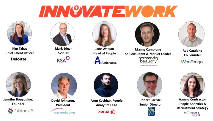 InnovateWorkNow's tweet photo. #InnovateWorkTO is ONE WEEK AWAY!!

We’ve got a lineup of talented speakers, bringing you valuable insights from the HR world.  @MarkEdgarHR, @JsarahwatsHR, @FullStackHR, @Dave___Johnston, @aamnacontractor &amp; more!

Register now: https://t.co/h6OQx3yJsE https://t.co/XPu1IBDYNo