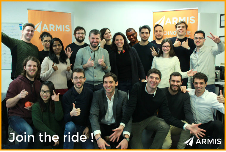 Après une deuxième levée de fonds de 6 millions d’euros, <a href="/Armis_Tech/">Armis.Tech</a>  la pépite française de la #RetailTech #recrute ! 
Postulez sur : bit.ly/2F9qTxX