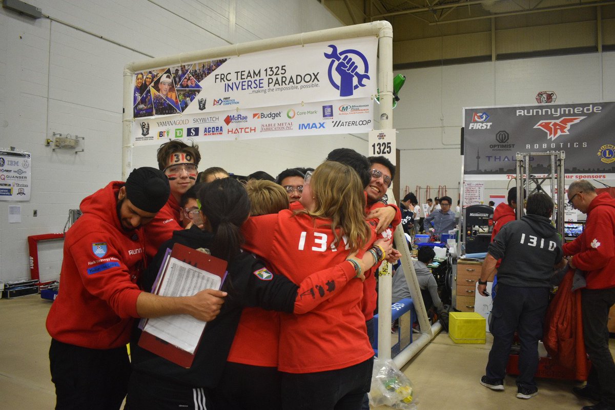Happy Monday everyone! More importantly, happy District Champs week! Only 2 more days! #omgrobots #FIRSTPowerUp