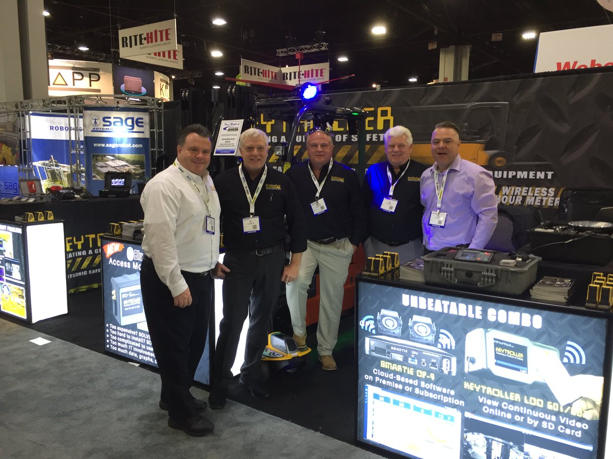 Keytroller's tweet photo. We're having a great time today here at @ModexShow! Come by our booth #B2056 to register to WIN one of two FREE Keyroller personal transporters! #MODEXShow #modex2018 https://t.co/pHV6WFhKBD