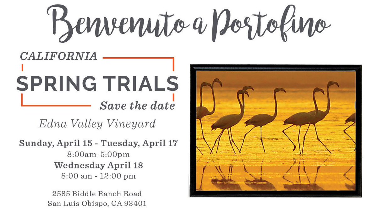 CallaNL's tweet photo. You can meet us at the California Spring Trials https://t.co/wz4JFmdl3u
