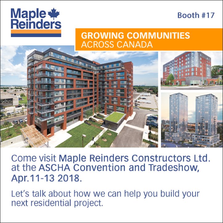 MapleReinders's tweet image. We're excited to be at the #ASCHA18 show this week from Apr. 11-13. Come visit and stop by booth 17 to say hello! #GrowingCommunitiesAcrossCanada