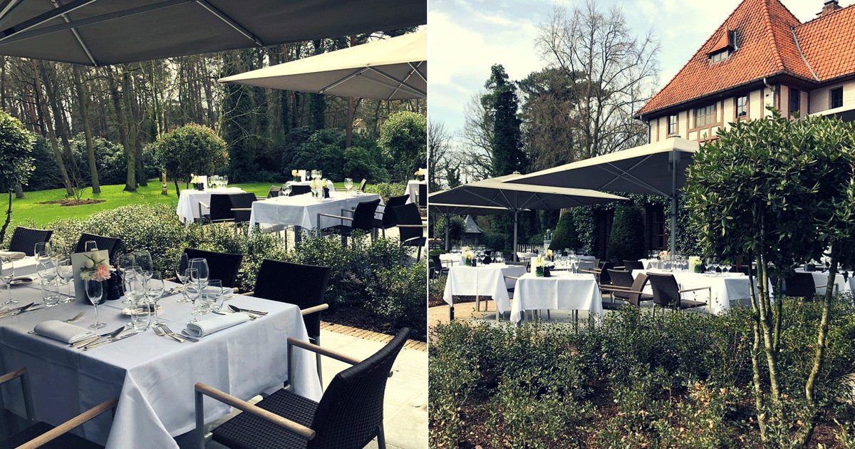 👉 U kunt bij ons weer culinair genieten in de buitenlucht, onze terrassen zijn geopend! ☀️
____

👉 Relax with a beautiful view, our terraces are open! ☀️