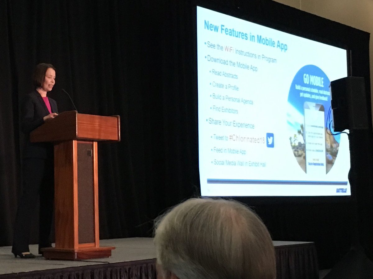 hvrectanus's tweet image. Conference Chair, Wendy Condit, is kicking off the conference!#Chlorinated18