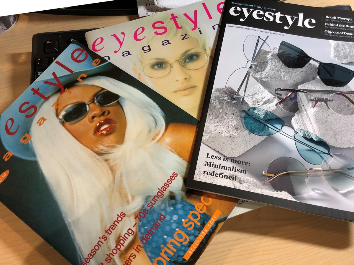 ThisIsEyestyle's tweet photo. Now and then. 1996. 2000. 2018. #EYEWEAR #OPTICIANS #LUXURY #Independents https://t.co/r4Dg94JQd0