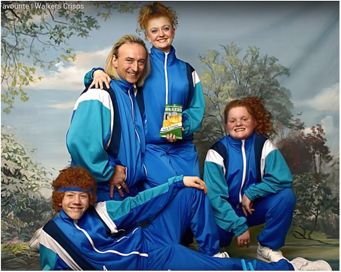 N1Management's tweet image. Bring back the shell suit! Our lovely @GeorginaPeriam in the new #Walkers commercial celebrating 70 years of the Nations Favourite Crisps. #shellsuits #actor #commercials