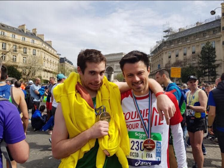 OCTOTechnology's tweet photo. Grosse fierté & immense respect face à nos Octos qui ont tout donné hier au @parismarathon 👏! @adriensaunier (4h57) Remi Dormoy (4h21) @danydan007 (2h48) @benoitmeriaux (3h31) Steeve Le Layo (4h51) @GUL_THE_TWITTO (4h55) @cmalaboeuf (5h20) & @SophroCat (4h55) ! Wow! #octolife https://t.co/Dr0l8B4NZZ