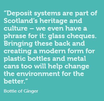 We're delighted that <a href="/bottleofginger/">bottle of ginger</a> have joined our coalition. Welcome on board as we continue to celebrate the <a href="/scotgov/">Scottish Government</a> decision to introduce a #depositreturn system! bottleofginger.co.uk