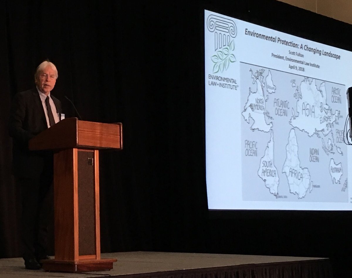 hvrectanus's tweet image. Keynote speaker, Scott Fulton, speaks about Environmental Protection: A Changing Landscape @ #Chlorinated18