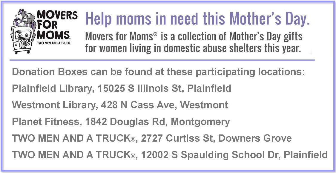 #MoversForMoms is a program aimed at helping mothers in domestic abuse or homeless situations. Donate today and help change a life. 💜