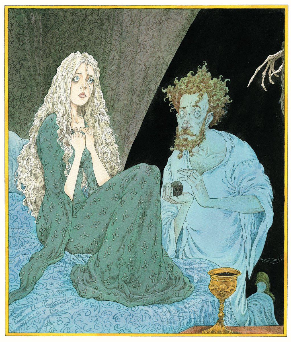 wizardingworld's tweet photo. ICYMI: Further examples of the glorious #TheTalesofBeedleIllustrated, with artwork by Chris Riddell and arriving 2 October. Head to @BloomsburyBooks for more! https://t.co/CfkS7CEOM2