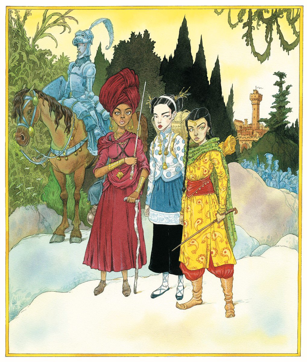 wizardingworld's tweet photo. ICYMI: Further examples of the glorious #TheTalesofBeedleIllustrated, with artwork by Chris Riddell and arriving 2 October. Head to @BloomsburyBooks for more! https://t.co/CfkS7CEOM2