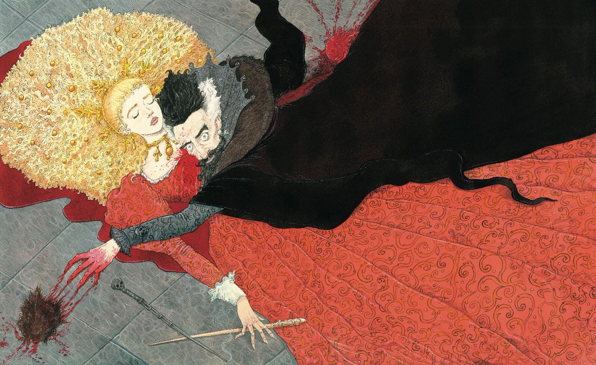 wizardingworld's tweet photo. ICYMI: Further examples of the glorious #TheTalesofBeedleIllustrated, with artwork by Chris Riddell and arriving 2 October. Head to @BloomsburyBooks for more! https://t.co/CfkS7CEOM2