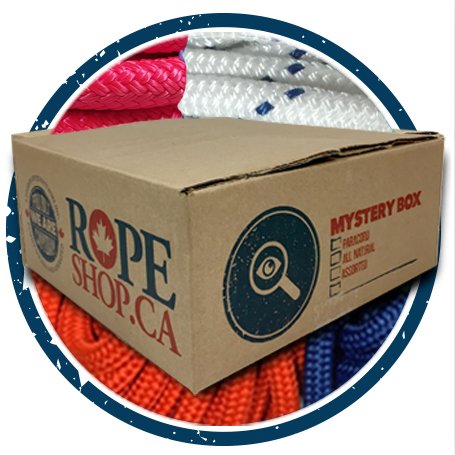 RopeShopdotCa's tweet photo. Today's #MysteryBoxMonday feature is the #DoubleBraid Box! Order now to receive 25lb of short pieces (no lengths shorter than 5ft.) for all of your #crafting & #household needs! For more details and to order visit https://t.co/tFRP4XMzfr https://t.co/m7VPlxbGzn
