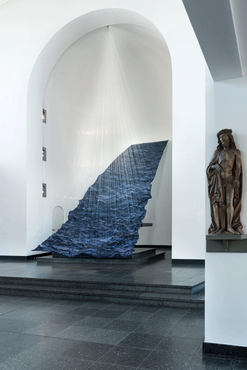 nature as religion — stunning textile art in berlin by miguel rothschild via <a href="/ignantmag/">IGNANT</a> ignant.com/2018/04/03/tal…