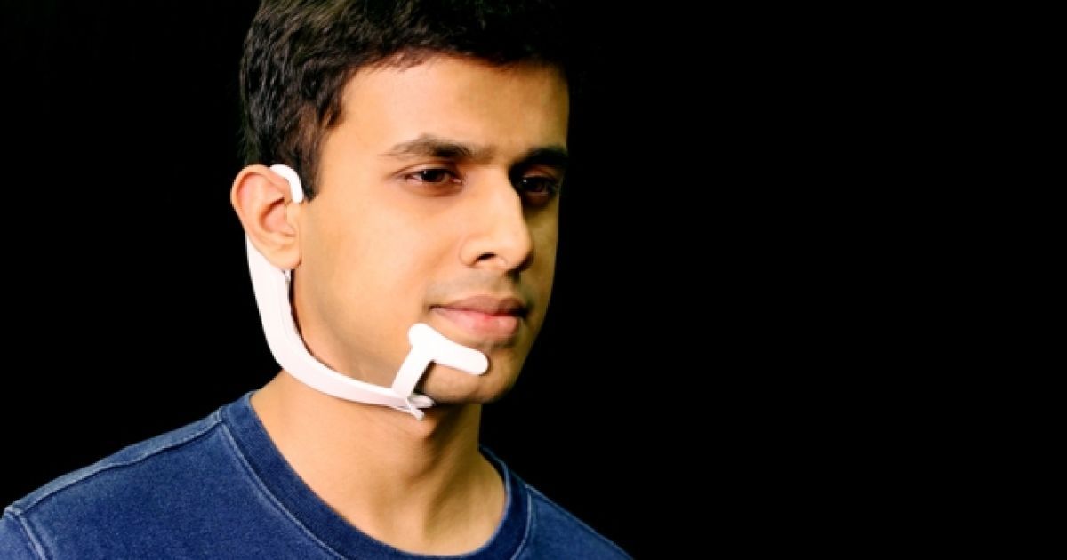 7revs's tweet photo. New tech will make the privacy vs convenience debate increasingly complicated to navigate. From @engadget: MIT's wearable device can 'hear' the words you say in your head https://t.co/M1qkvWfLLz https://t.co/sc8lsOW1Qz