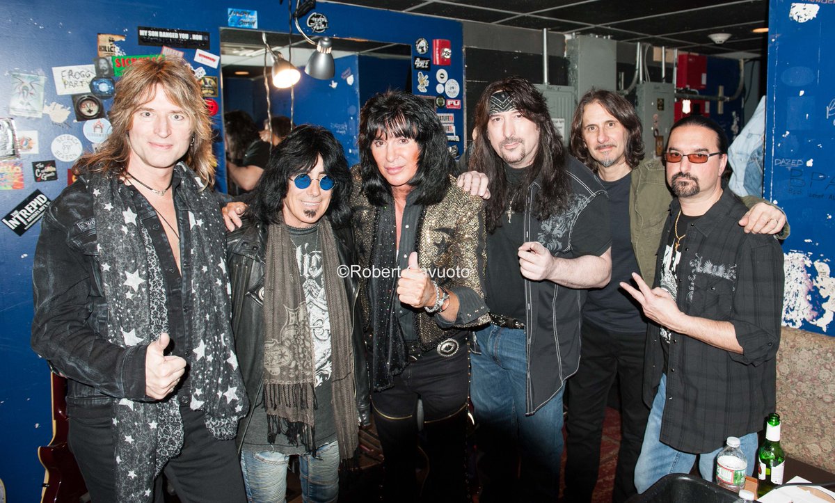RobertCavuoto's tweet photo. Had the pleasure if interviewing the legendary Punky Meadows & Frank DiMino of #ANGEL last night in Teaneck NJ before there powerful show! Thanks for your time and hospitality! Killer show! @frank_dimino @PunkyMeadows001 #Sinful #HelluvaBand #PunkMeadows #FrankDimino https://t.co/QwXll3ZCTA