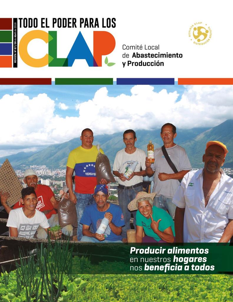 PartidoPSUV's tweet image. ¡Producir alimentos en nuestros hogares nos beneficia a todos! Descarga, lee y comparte la edición Nº67 de la revista #TodoElPoderParaLosClap --&amp;gt; bit.ly/2EAiNug  #VenezuelaTrabajaYAvanza