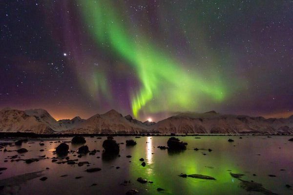 Partir en Norvège voir des aurores boréales✨🌌