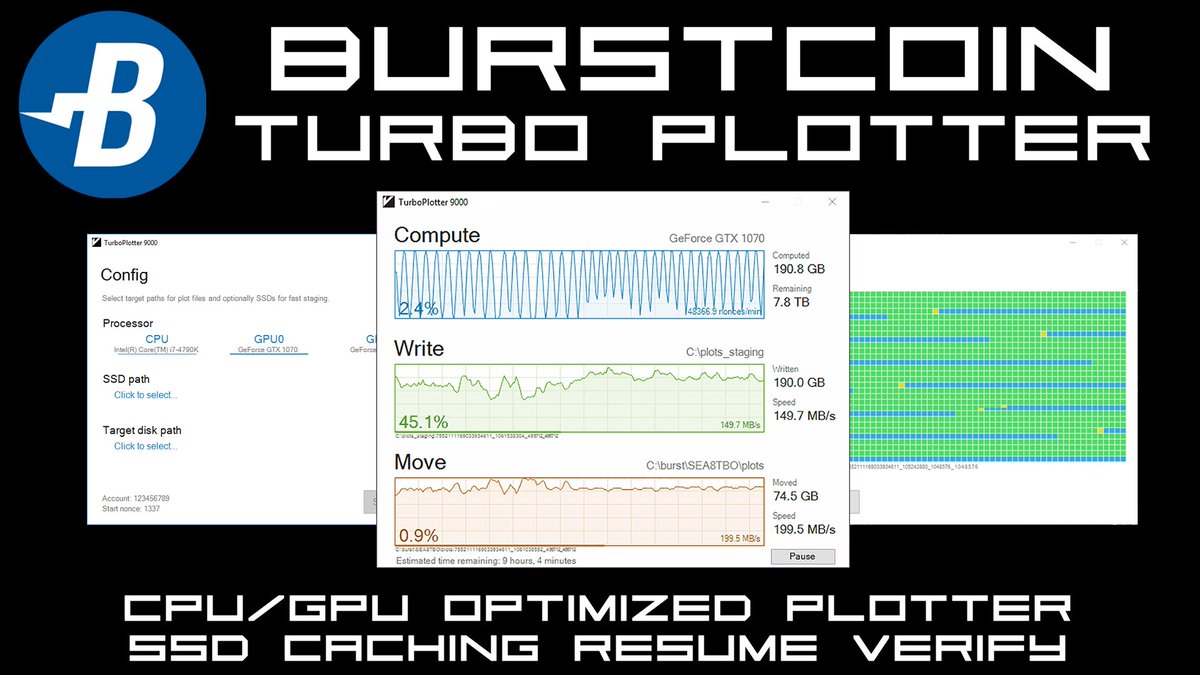IMineBlocks_com's tweet image. How to plot for mining using the Burstcoin Turbo Plotter youtu.be/MtUtGkau3g4?a
@Burstcoin_dev @BurstIsBest @Burstcoin_Pete @Burstcoin #burstcoin