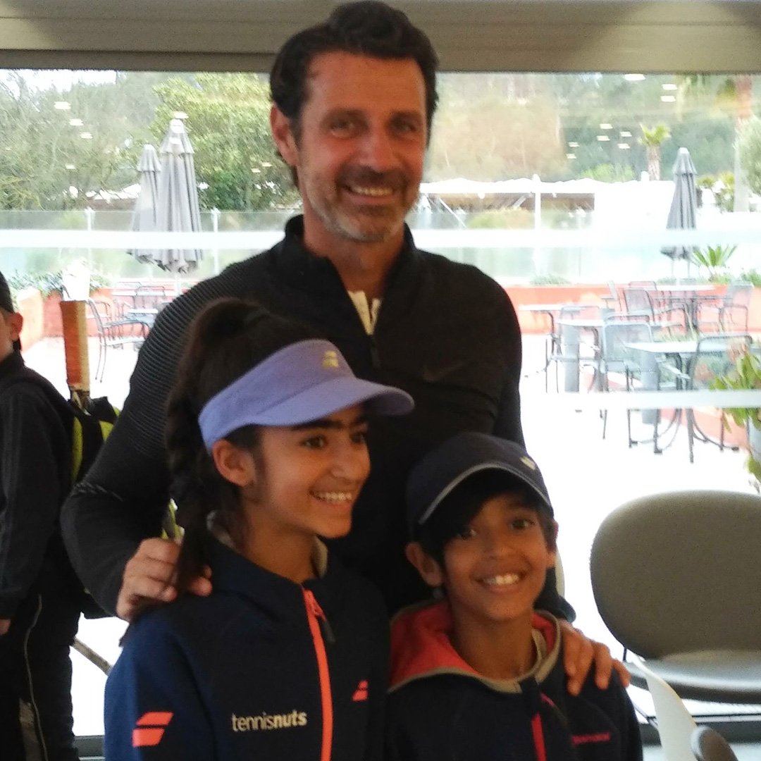 tennisnuts's tweet photo. Great to see the winner of our Babolat Mouratoglou Academy competition,  Mel Kotecha, taking his family to enjoy a week of tennis in Nice. https://t.co/lCilon92QM