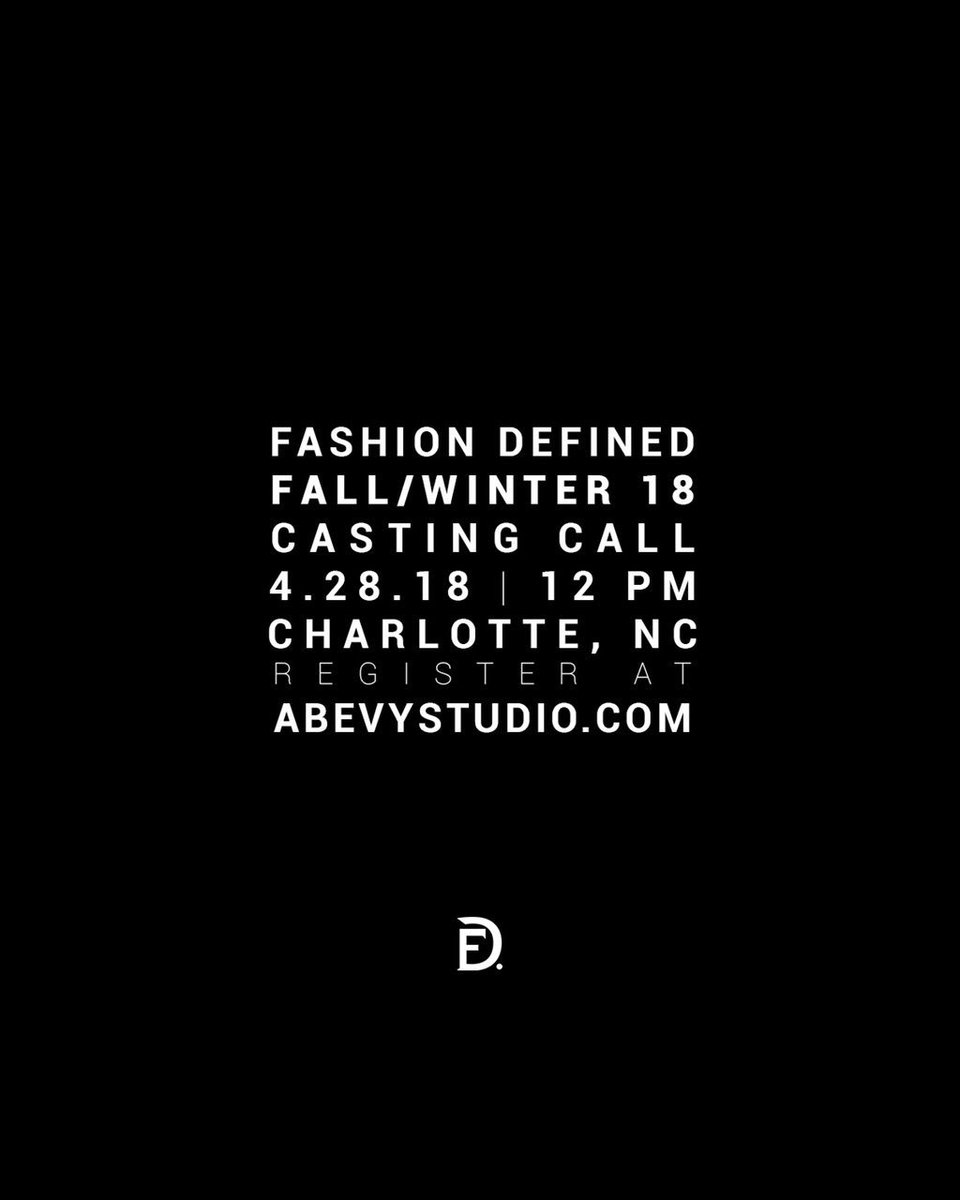 theninatran's tweet photo. #modelcall #clt #abevy #fdfw18 https://t.co/5SY6GXc20i