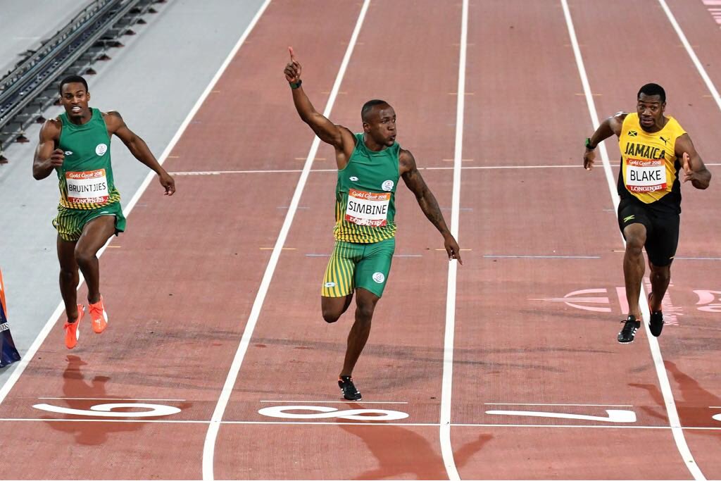 Akani Simbine tweet media