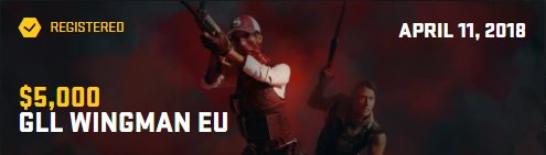 Team_North_East's tweet photo. GLL Wingman (Duo Turnier) mit über !!!1000 Teams !!! am 11.04 und 13.04. Drei Spieler unseres @Team_North_East : @Hennegoeshigh + M8 und @xFluffyUnicorn1+@RuckiX3 versuchen sich in den Pot von 5000 US Doller zu spielen. HYPE! :) https://t.co/rJsLHxYgX9