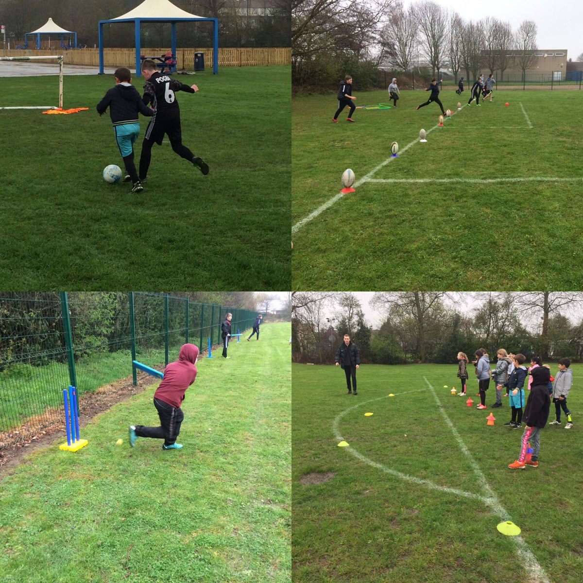 ⚽️🏈⚾️: Week 2- Day 1

Today’s sports were:
Football⚽️
Rugby🏈
Cricket⚾️
Shame about the whether today🌧Fingers crossed for tomorrow🤞🏼 Can’t wait to see you all tomorrow!⚽️🏆