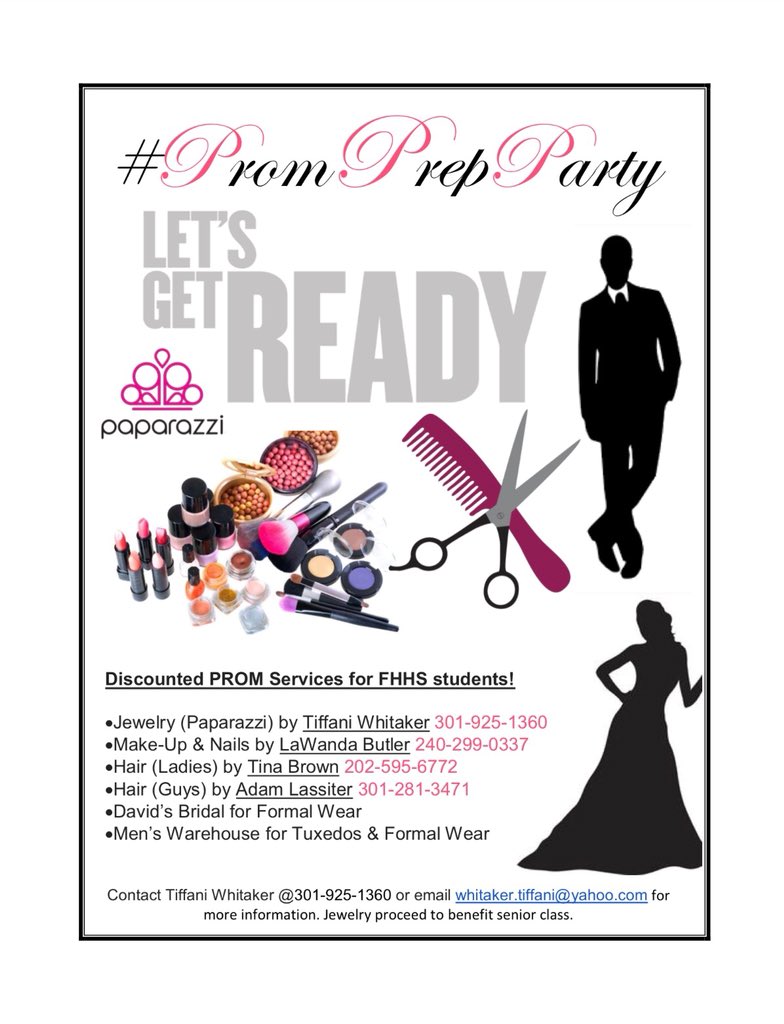 FHHSPeerForward's tweet photo. Don’t know who to go to for your prom needs? They’re here to help you look your best! ✨ https://t.co/37RLBoWXDc