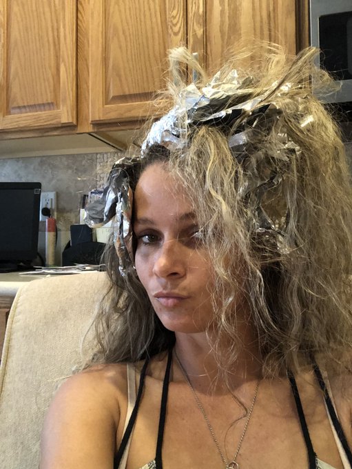 Getting my hair did finally. I was almost a brunette lol https://t.co/jh6d0jRLcp<a href="/tag/hermosabeach"class="tags"><span>#hermosabeach</span></a>