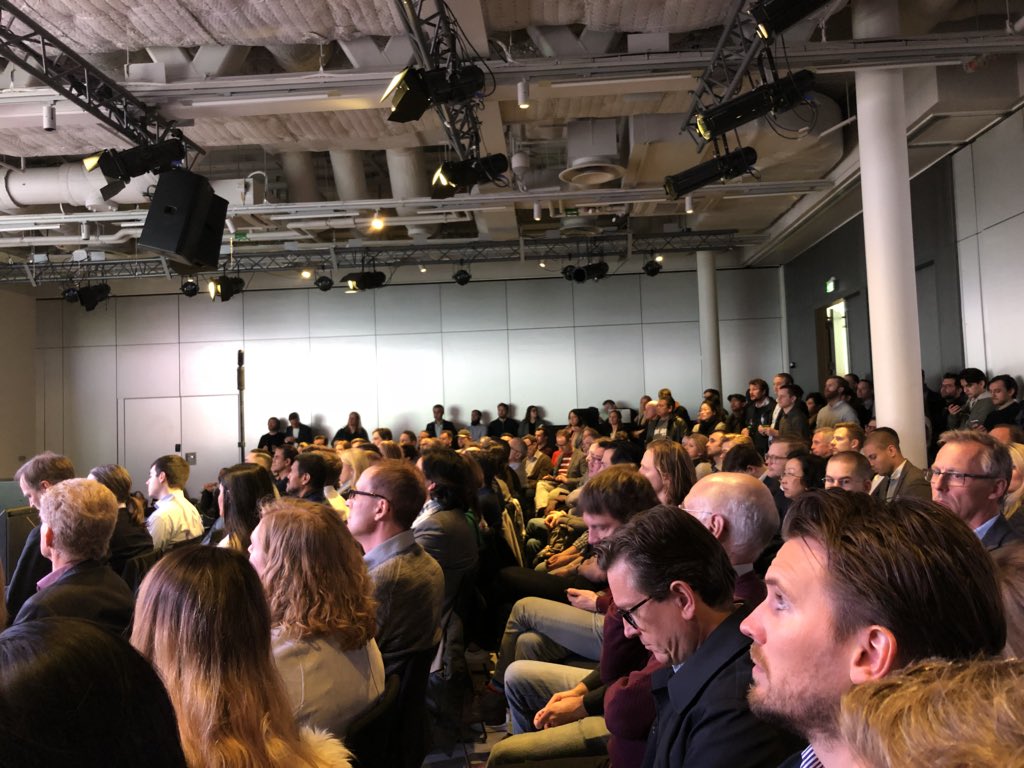 FelipeWigren's tweet photo. #yeah18 with @tuvapalm & @steepdecline at #Sthlmtech with@creandum #tech #startups #sweden https://t.co/njQVURPq6X