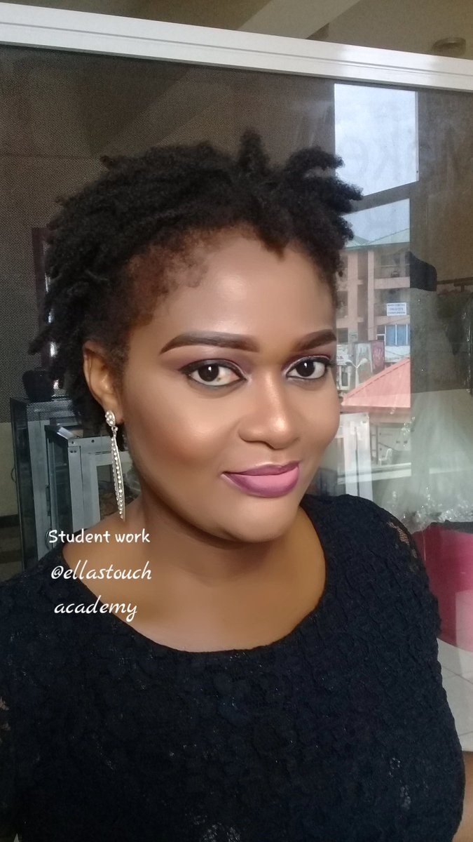 Ellastouch's tweet photo. Makeup done by student her dearly self todayπ ππ@olorikoncepts
We are getting there hon.God bless you with speed ππ€#personalmakeup#stilllearning #makeuptutorial #ellastouchstudent #makeclass #phmuaπππππ― #muainph #photooftheday #like4like #getaskill @ellastouchacademy https://t.co/bcQa7kaBbG
