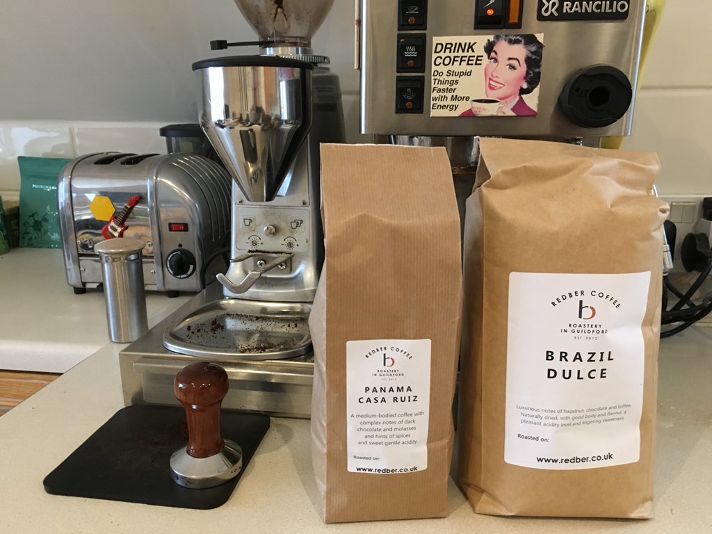 ReportGorilla's tweet photo. More delicious fresh roasted #coffee beans from @RedberCoffee in #Guildford for us to try out. Yum. #coffeelovers #Surrey https://t.co/riIzeVwcFC