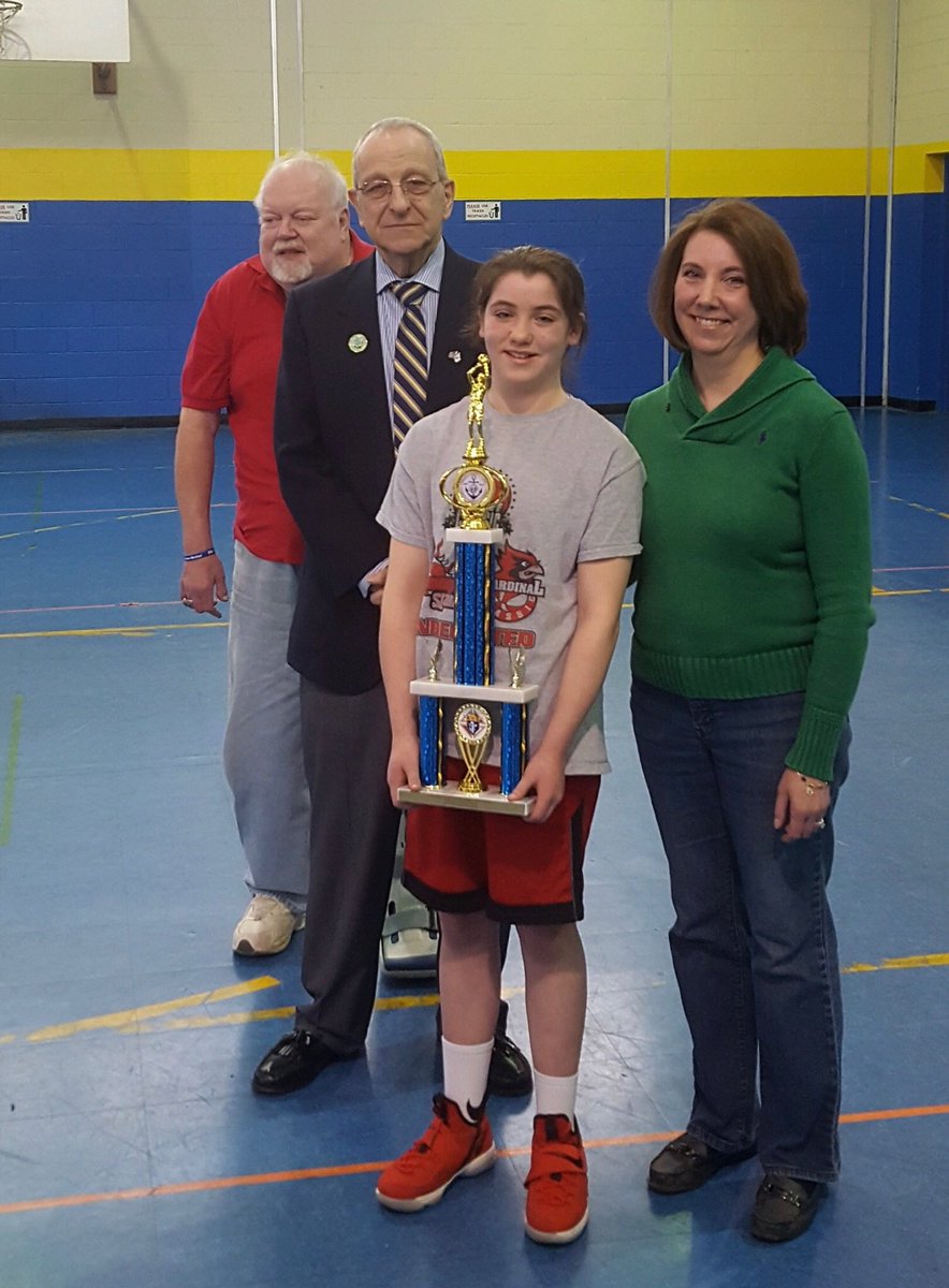 Big congrats to Cardinals Katie Stevenson on winning K of C 2018 11u state free throw champion..21/25.. keep up the hard work..well deserved.. btw who is ur shooting coach👀😉