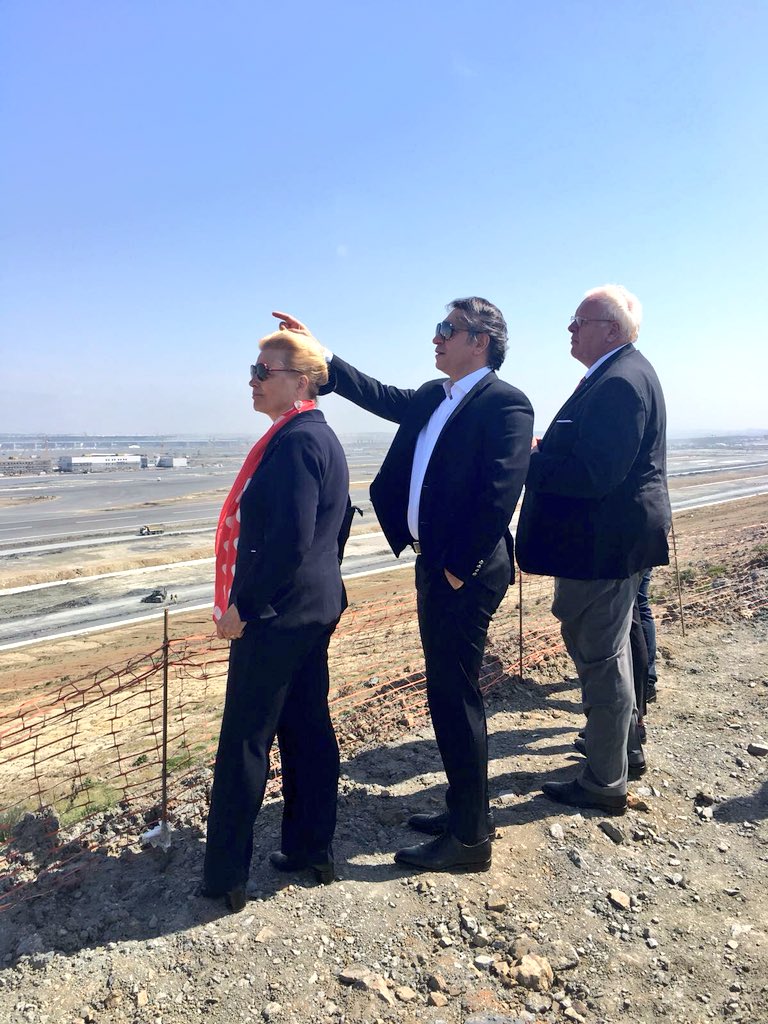 Almanya Büyükelçisi İstanbul Yeni Havalimanı inşaat alanını gezdi 12 Temmuz 2025