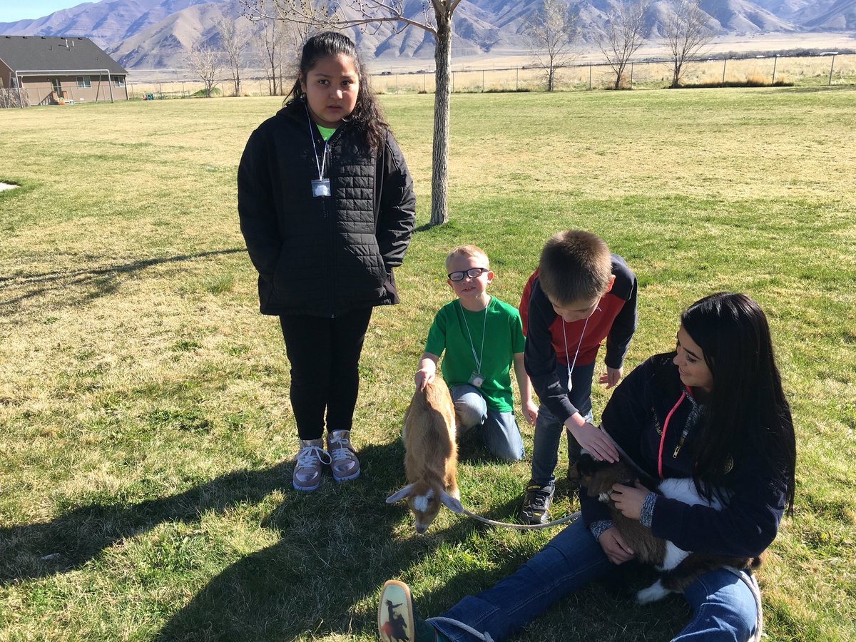 CCESCoyotes's tweet photo. Third grade students learn about the โFood for Americaโ a program presented by SHS FFA. #foodforamerica #FFA #SHS #CCESleaders https://t.co/UzsF0ppOwd