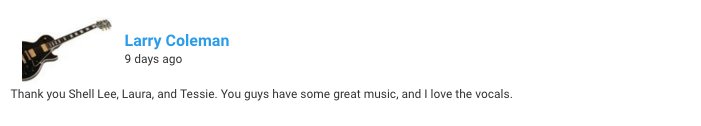 AngelWingsLove7's tweet photo. #Fan #Quotes and comments on #Reverbnation #AngelWingsTheBand #ShellLeeDavis #tessieMay #LauraRyan https://t.co/cRRiMHKeCF