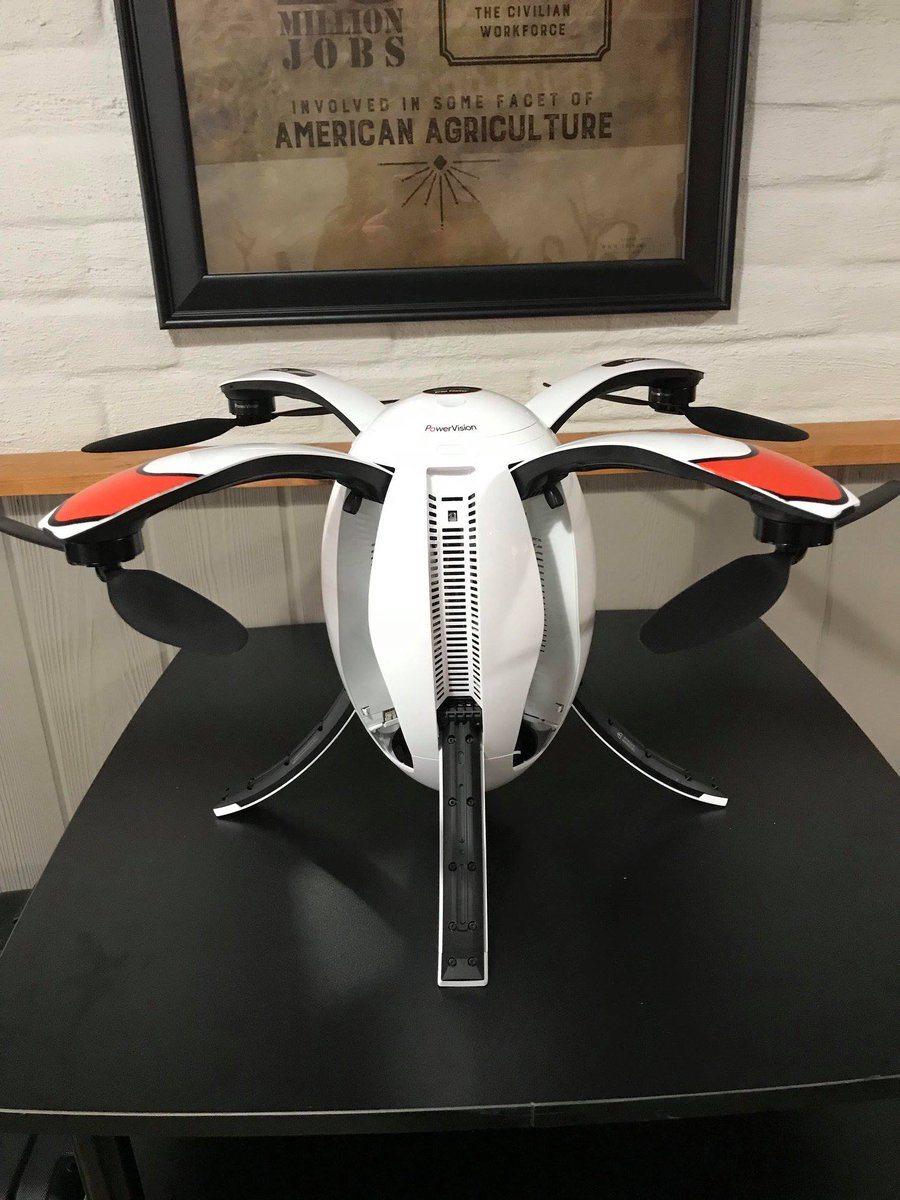 CropCopter's tweet photo. DEAL OF THE DAY- The PowerEgg

Now only $990! (Retails for $1,099)

-14MP Photos and UHD 4K Video
-3-Axis Gimbal Stabilizes Camera
-Autopilot Assistance
-GPS &amp; Optical-Positioning System
-Return to Home
-Range: 3.1 Miles

Email us at info@cropcopter.co for more info. https://t.co/nucnFpibCW