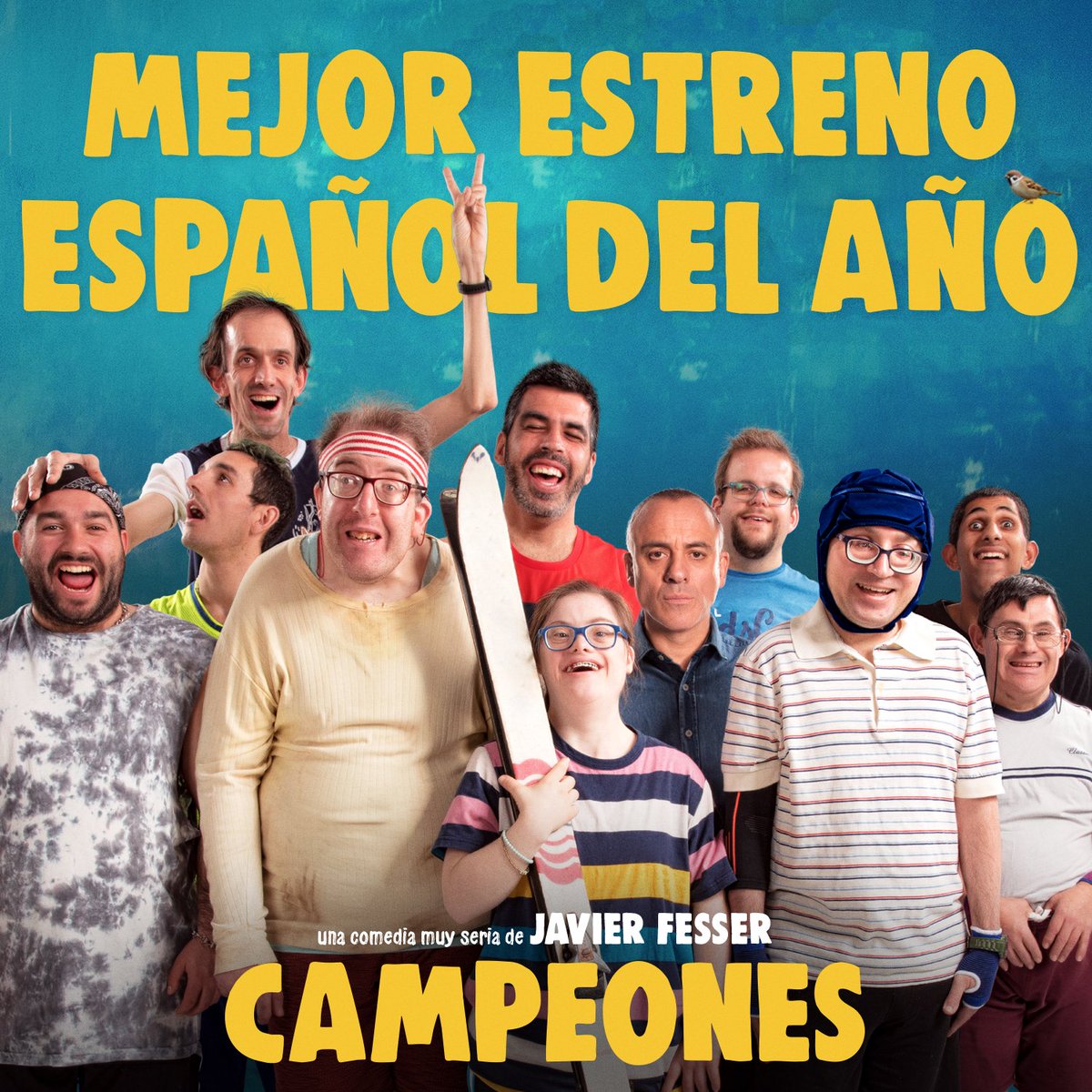 Universal_Spain's tweet photo. ¡No podemos estar más orgullosos de lo que nuestros #CAMPEONES han conseguido este fin de semana! No te pierdas en cines el mejor estreno español del año. https://t.co/q4g1QMIxFA