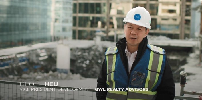 gwlra's tweet photo. Geoff Heu, VP, Development, discusses Vancouver Centre II progress. Learn about the project: https://t.co/2fcbrxiwi6 #VCII https://t.co/zHVeHCHu25