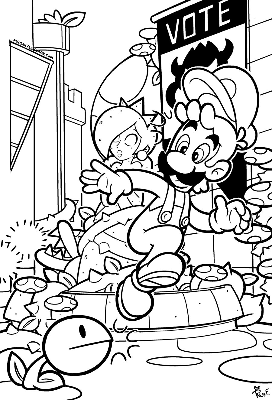 MACOATL on X: More pages from my remake of the Super Mario Bros Movie colouring  book, #supermariobrosmovie #Mushroomkingdom #Remake #ColoringBook #Nintendo  #SuperMario #Luigi #Goombas #Piranhaplant  / X