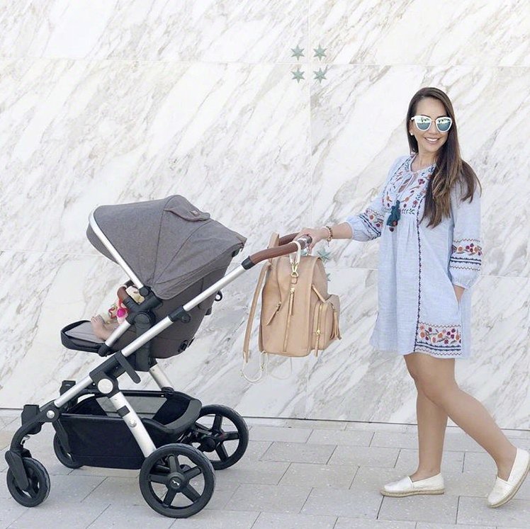 Sun's out, strollers out. We're taking our cues from <a href="/juliamarrero/">julia marrero</a> and embracing Spring with style and flare. #SilverCrossStrolls